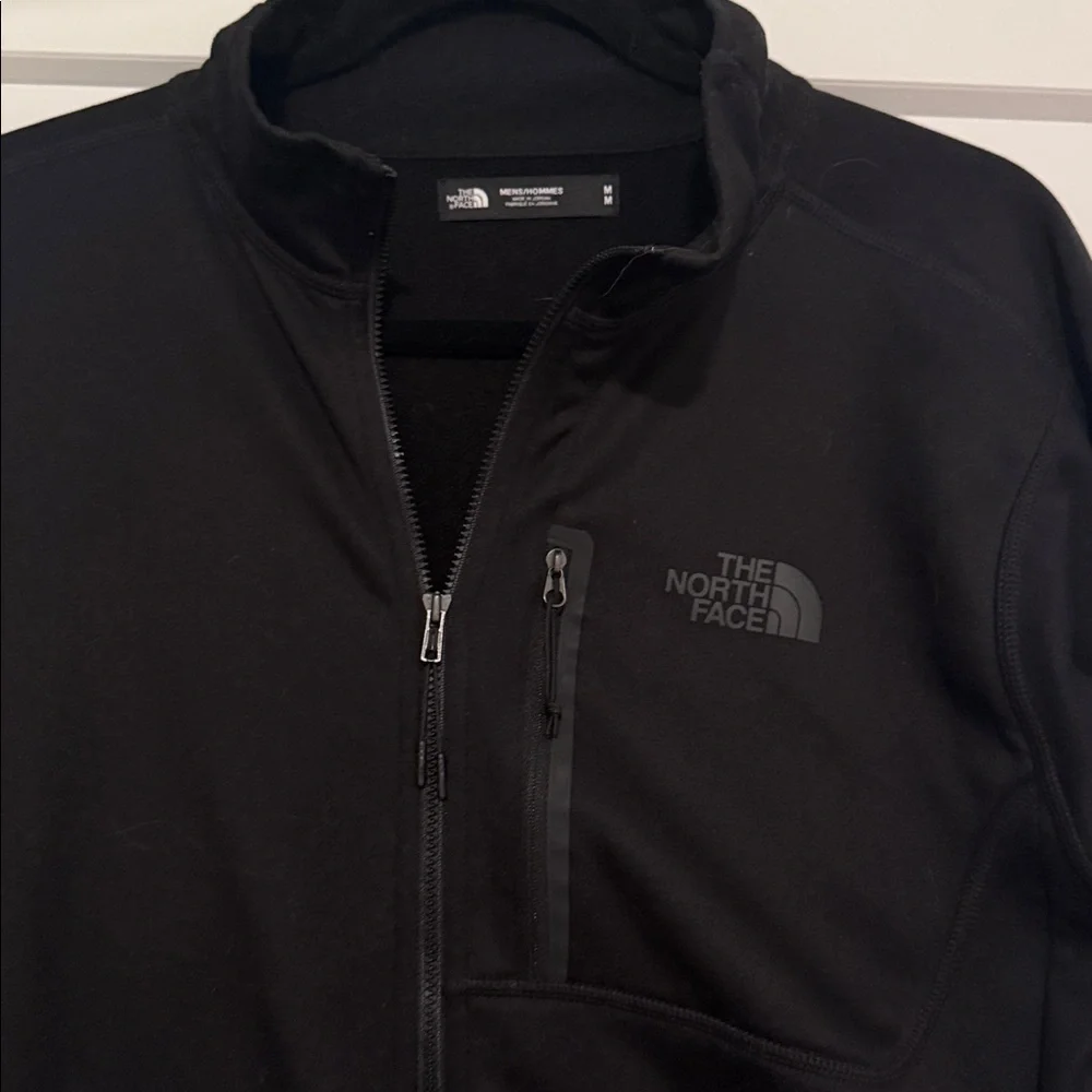 Men’s the north face full zip fleece lined sweater
